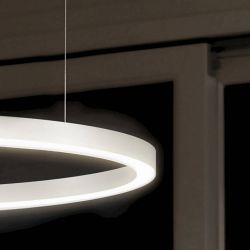 TeamItalia Bellai Home Sospensione 58 LED-Pendelleuchte-Weiß-mit LED (2700K)