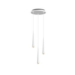 Tobias Grau Niceone Rain Trio 30 LED-Pendelleuchte 3-flammig Weiß