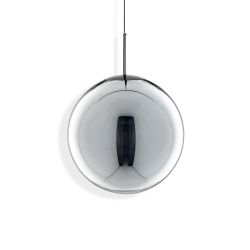 Tom Dixon Globe 50 LED-Pendelleuchte-Silber-mit LED (3000K)