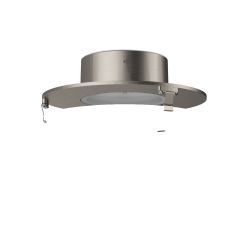 Top Light Paxx LED-Deckenleuchte-Nickel matt-kein Einsatz