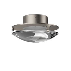 Top Light Paxx LED-Deckenleuchte-Nickel matt-Linse klar