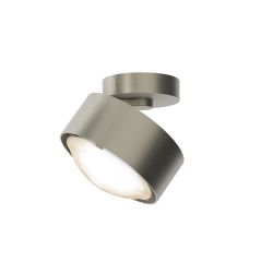 Top Light Puk! 120 Move Avantgarde LED-Deckenstrahler-Nickel matt-Linse klar-mit LED (2700K)