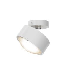 Top Light Puk! 120 Move Avantgarde LED-Deckenstrahler-Weiß matt/Chrom-Linse klar-mit LED (2700K)