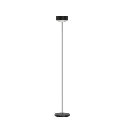 Top Light Puk! 160 Eye Floor Avantgarde LED-Stehleuchte-Schwarz matt/Chrom-Glas mattiert-mit LED (2700K)