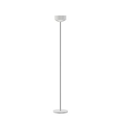 Top Light Puk! 160 Eye Floor Avantgarde LED-Stehleuchte-Weiß matt/Chrom-Glas mattiert-mit LED (2700K)
