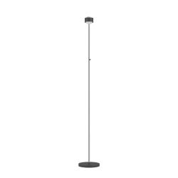 Top Light Puk! 80 Eye Floor Avantgarde LED-Stehleuchte-Anthrazit matt/Chrom-Linse klar-mit LED (2700K)