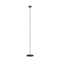 Top Light Puk! 80 Eye Floor Avantgarde LED-Stehleuchte-Schwarz matt/Chrom-Linse klar-mit LED (2700K)