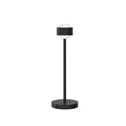 Top Light Puk! 80 Eye Table Avantgarde Tischleuchte-Schwarz matt-Linse matt-Höhe 370 mm-ohne Dimmer