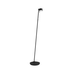 Top Light Puk! 80 Floor Avantgarde LED-Stehleuchte-Schwarz matt-Glas matt-Linse klar-mit LED (2700K)