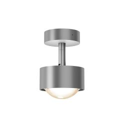 Top Light Puk! 80 Turn Avantgarde Deckenstrahler-Chrom matt-Downlight-Linse klar