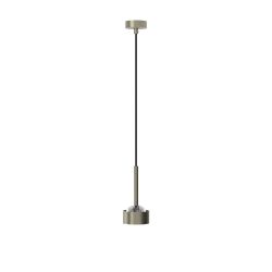 Top Light Puk! 80 Drop Avantgarde Pendelleuchte-Nickel matt-kein Einsatz