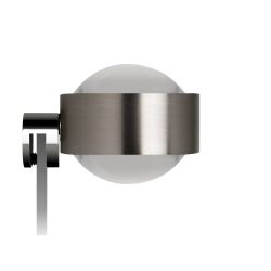 Top Light Puk Fix LED-Spiegelklemmleuchte-Nickel matt-Linse matt-Linse matt-mit LED (2800K)