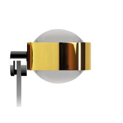 Top Light Puk Fix LED-Spiegelklemmleuchte-Vergoldet-Linse matt-Linse matt-mit LED (2800K)