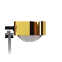 Top Light Puk Fix LED-Spiegelklemmleuchte-Vergoldet-Linse/Glas-mit LED (2800K)