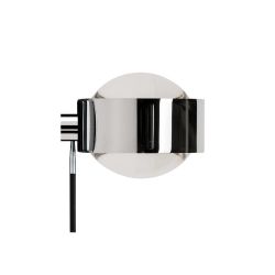 Top Light Puk Hotel LED-Wandleuchte-Chrom-Armlänge 20 cm-Linse klar-Linse klar-mit LED (2800K)