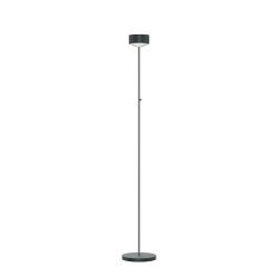 Top Light Puk Maxx Eye Floor LED-Stehleuchte-Anthrazit matt/Chrom-Glas mattiert-mit LED (2700K)