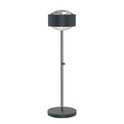 Top Light Puk Maxx Eye Table LED-Tischleuchte-Anthrazit matt/Chrom-Linse klar-Höhe 470 mm-mit LED (2700K)