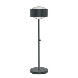 Top Light Puk Maxx Eye Table LED-Tischleuchte-Anthrazit matt/Chrom-Linse matt-Höhe 470 mm-mit LED (2700K)