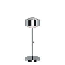 Top Light Puk Maxx Eye Table LED-Tischleuchte-Chrom-Linse klar-Höhe 370 mm-mit LED (2700K)
