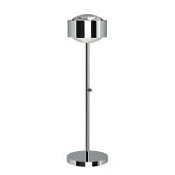 Top Light Puk Maxx Eye Table LED-Tischleuchte-Chrom-Linse klar-Höhe 470 mm-mit LED (2700K)