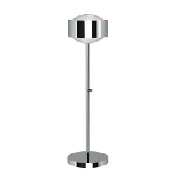 Top Light Puk Maxx Eye Table LED-Tischleuchte-Chrom-Linse matt-Höhe 470 mm-mit LED (2700K)