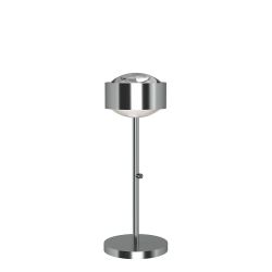 Top Light Puk Maxx Eye Table LED-Tischleuchte-Chrom matt-Linse klar-Höhe 370 mm-mit LED (2700K)
