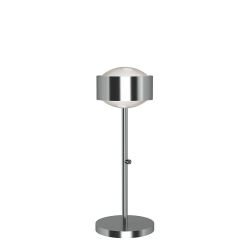 Top Light Puk Maxx Eye Table LED-Tischleuchte-Chrom matt-Linse matt-Höhe 370 mm-mit LED (2700K)