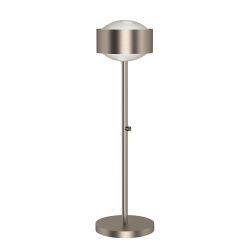 Top Light Puk Maxx Eye Table LED-Tischleuchte-Nickel matt-Linse matt-Höhe 470 mm-mit LED (2700K)