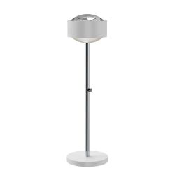 Top Light Puk Maxx Eye Table LED-Tischleuchte-Weiß matt/Chrom-Linse klar-Höhe 470 mm-mit LED (2700K)
