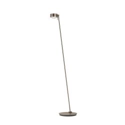 Top Light Puk Maxx Floor Maxi Single Stehleuchte-Nickel matt-Glas matt-Linse matt-mit Dimmer