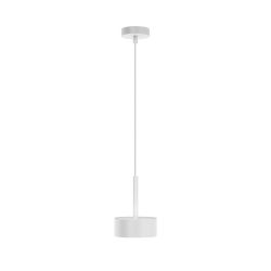 Top Light Puk Maxx Long One Black White Edition LED-Pendelleuchte-Weiß matt-Glas mattiert-mit LED (2800K)