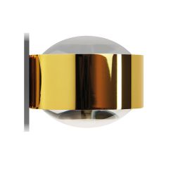 Top Light Puk Maxx Mirror LED-Spiegeleinbauleuchte-Gold-Linse klar-Linse matt-mit LED (2800K)