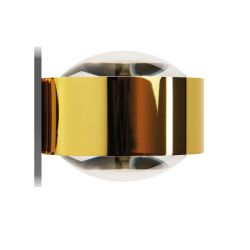 Top Light Puk Maxx Mirror LED-Spiegeleinbauleuchte-Gold-Linse/Linse-mit LED (2800K)