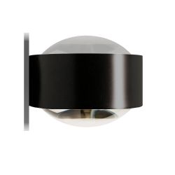 Top Light Puk Maxx Mirror LED-Spiegeleinbauleuchte-Schwarz-Linse klar-Linse matt-mit LED (2800K)