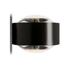 Top Light Puk Maxx Mirror LED-Spiegeleinbauleuchte-Schwarz-Linse/Linse-mit LED (2800K)