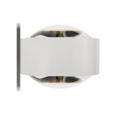 Top Light Puk Maxx Mirror LED-Spiegeleinbauleuchte-Weiß-Linse/Linse-mit LED (2800K)