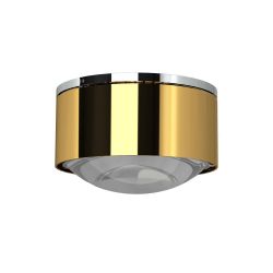 Top Light Puk Maxx One 2 Deckenleuchte-Gold/Chrom-Linse matt