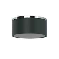 Top Light Puk Maxx One 2 LED-Deckenleuchte-Anthrazit matt/Chrom-Glas mattiert-mit LED (2700K)