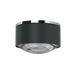 Top Light Puk Maxx One 2 LED-Deckenleuchte-Anthrazit matt/Chrom-Linse klar-mit LED (2700K)