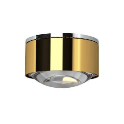 Top Light Puk Maxx One 2 LED-Deckenleuchte-Gold/Chrom-Linse klar-mit LED (2800K)