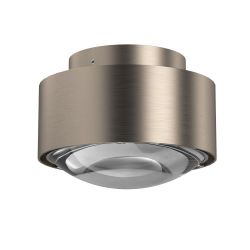 Top Light Puk Maxx Plus LED-Deckenleuchte-Nickel matt-Linse klar-mit LED (2800K)