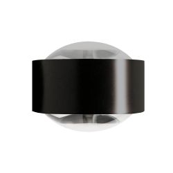 Top Light Puk Maxx Side Twin LED-Wandleuchte-Schwarz-Armlänge 20 cm-Linse klar-Linse matt-mit LED (2800K)