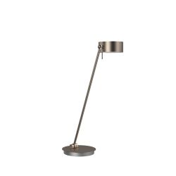 Top Light Puk Maxx Table Tischleuchte-Nickel matt-Glas matt-Glas matt-Höhe 600 mm