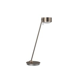Top Light Puk Maxx Table Tischleuchte-Nickel matt-Glas matt-Linse klar-Höhe 600 mm