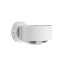 Top Light Puk Maxx Wall Outdoor Black White Edition LED-Außenleuchte-Weiß matt-Glas matt-Linse klar-mit LED (2800K)