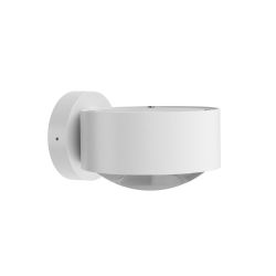 Top Light Puk Maxx Wall Outdoor Black White Edition LED-Außenleuchte-Weiß matt-Glas matt-Linse matt-mit LED (2800K)