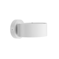Top Light Puk Maxx Wall Outdoor Black White Edition LED-Außenleuchte-Weiß matt-kein Einsatz-kein Einsatz-mit LED (2800K)
