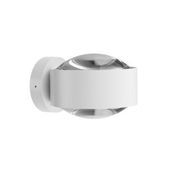 Top Light Puk Maxx Wall Outdoor Black White Edition LED-Außenleuchte-Weiß matt-Linse klar-Linse klar-mit LED (2800K)