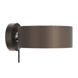 Top Light Puk Meg Maxx Wall + Outdoor LED-Außenleuchte-Braun matt-kein Einsatz-kein Einsatz-mit LED (2700K)