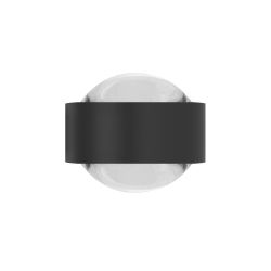 Top Light Puk Mini Choice Mirror/Wall 600 Black White Edition LED-Wandleuchte-Schwarz matt-Linse klar-Linse klar-mit LED (2800K)